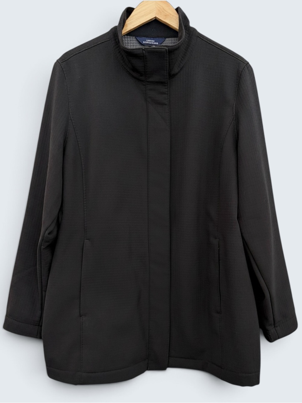 Lands’ End Outfitters Women’s Black Utility Jacket Coat Size Large